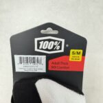 100% TORQUE MX Comfort Sock Chaussettes Moto S/M Noir Blanc