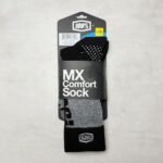 100% TORQUE Chaussettes MX Comfort Youth Moto Noir/Gris