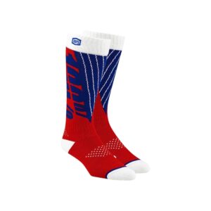 100% TORQUE MX Comfort Sock Rouge/Bleu S/M - Neuf