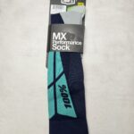 100% MX Performance Sock Hi Side Moto Navy/Grey L/XL