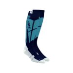 100% MX Performance Sock Hi Side Moto Navy/Grey L/XL