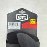 100% TORQUE Chaussettes MX Comfort Moto Noir/Gris