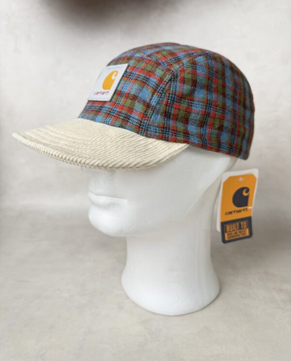 Casquette Carhartt WIP Madison Logo Cap – À carreaux tartan – Taille unique (neuf avec étiquette)