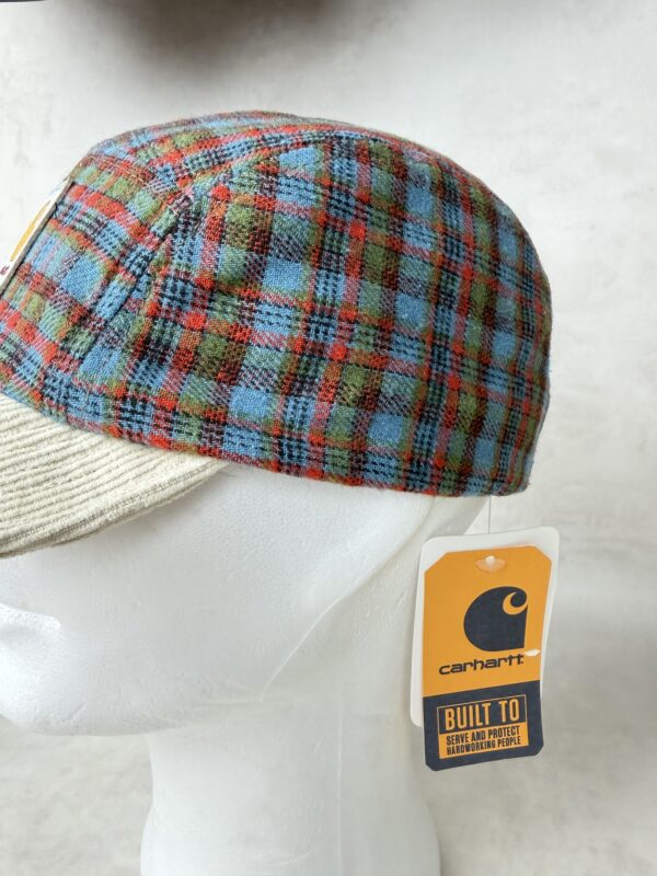 Casquette Carhartt WIP Madison Logo Cap – À carreaux tartan – Taille unique (neuf avec étiquette)