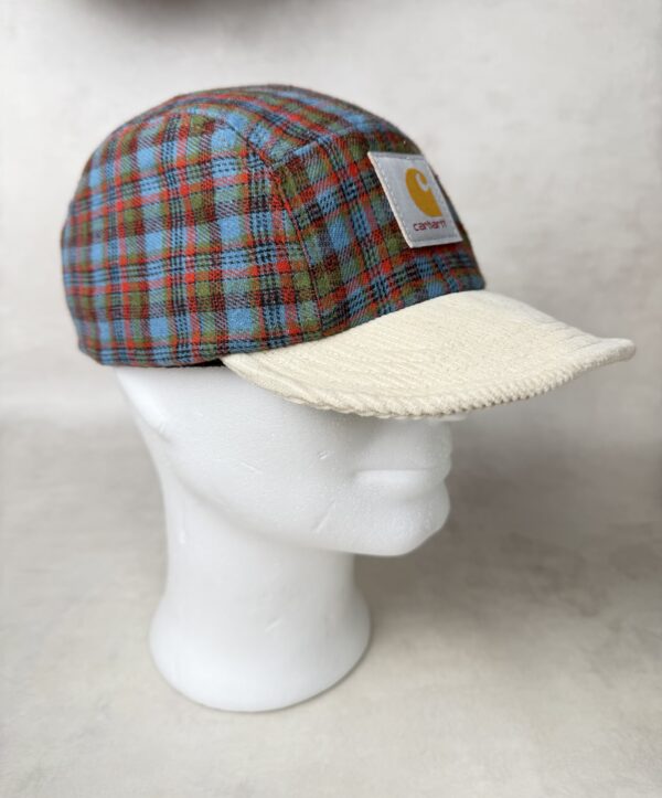 Casquette Carhartt WIP Madison Logo Cap – À carreaux tartan – Taille unique (neuf avec étiquette)