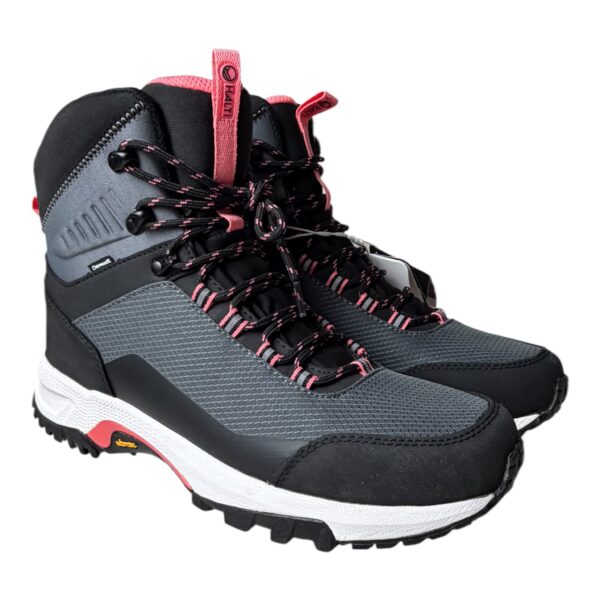 Chaussures de randonnée Halti Rorvik Mid DX femme, coloris gris et rose