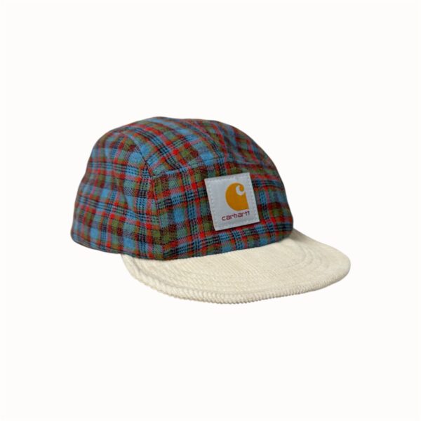 Casquette Carhartt WIP Madison Logo Cap – À carreaux tartan – Taille unique (neuf avec étiquette)