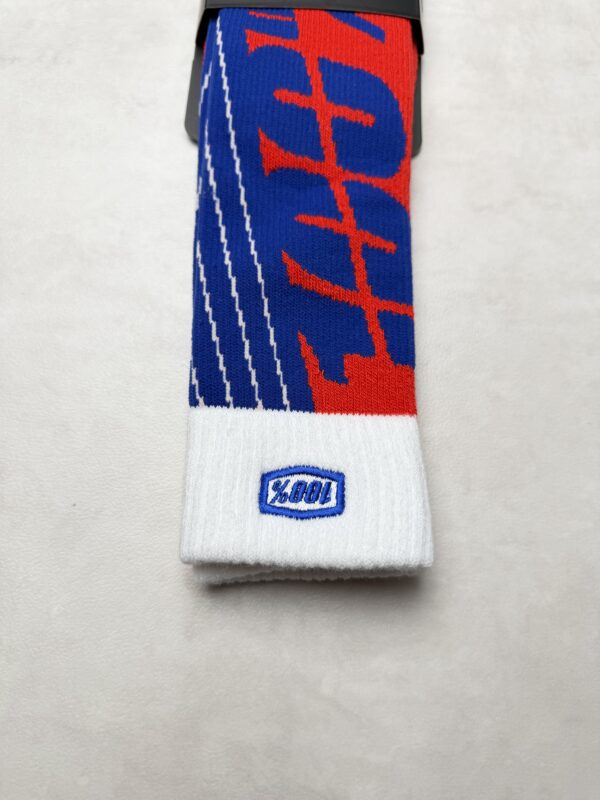 100% TORQUE MX Comfort Sock Rouge/Bleu S/M - Neuf