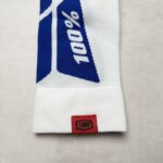 100% MX Performance Sock Hi-Side Blanc/Bleu:Rouge Moto