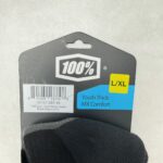 100% TORQUE Chaussettes MX Comfort Youth Moto Noir/Gris
