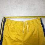 Short Adidas jaune bleu marine style vintage sport homme M