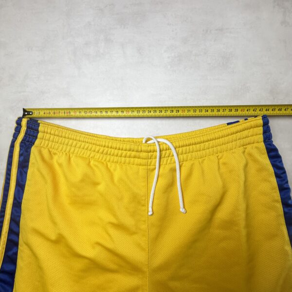 Short Adidas jaune bleu marine style vintage sport homme M