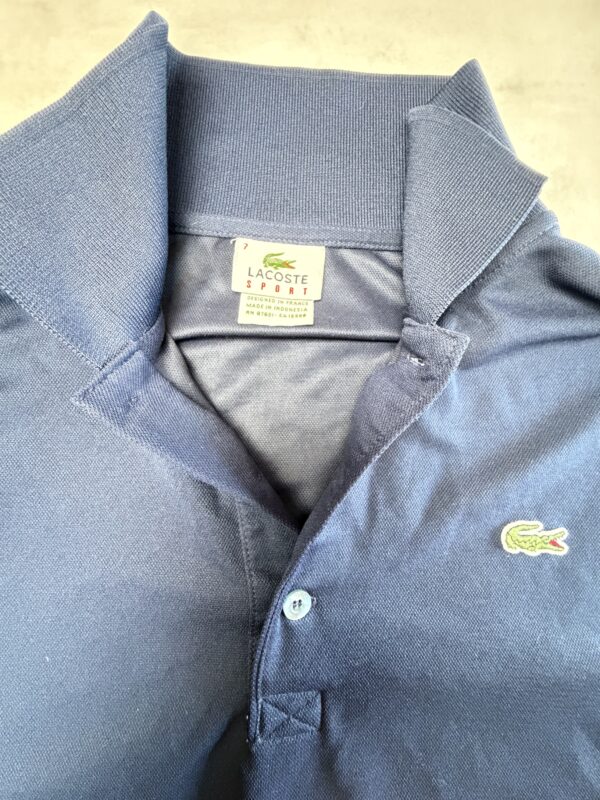 Lacoste Sport Polo manches courtes navy 100% polyester T7