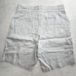 La Naturelle short lin 100% femme argile ceinture S