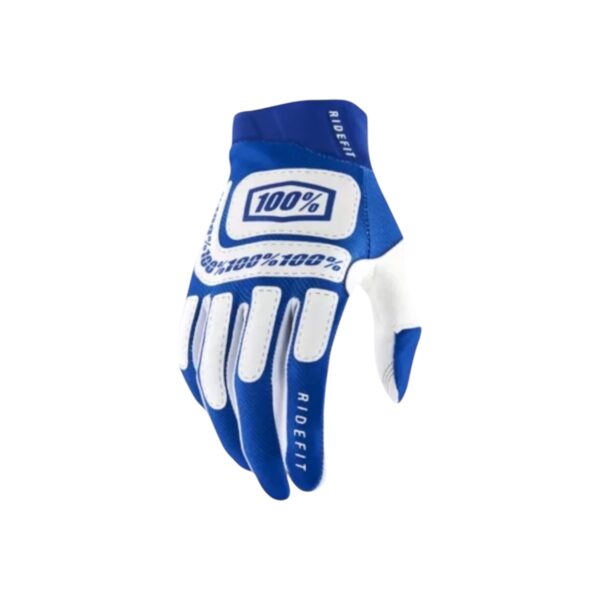 100% Ridefit Gloves Bonita Gants Moto VTT Bleu/Blanc XL