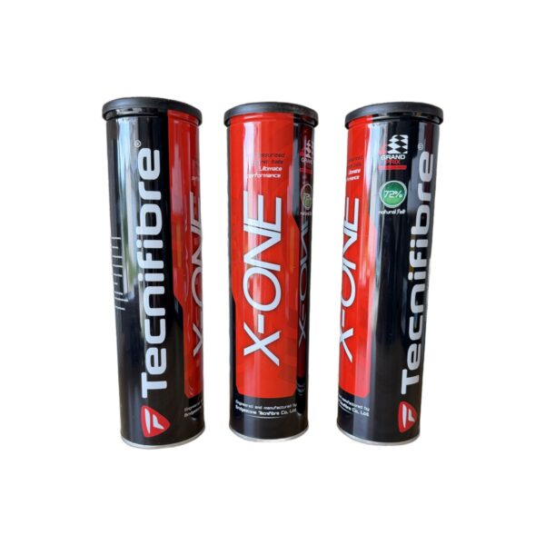 Tecnifibre X-One Balles Tennis Pressurisées Grand Prix 4x3 tubes