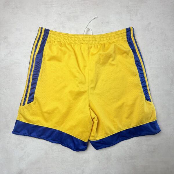Short Adidas jaune bleu marine style vintage sport homme M