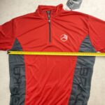 Briko Saatchi Maillot Vélo Cyclisme Rouge Homme XL