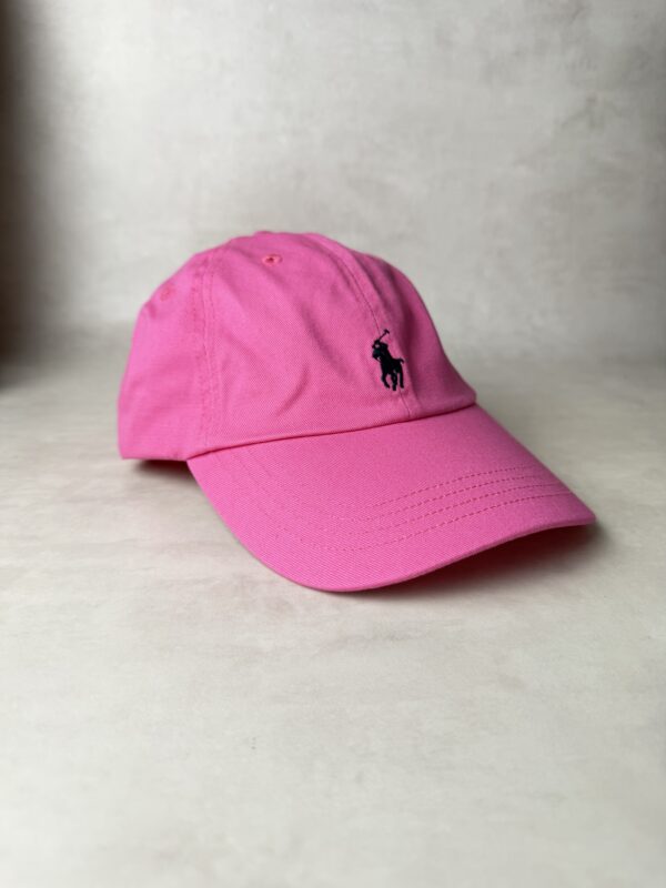 Polo Ralph Lauren casquette baseball rose vif coton