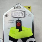 100% iTrack Racr Gloves Noir/Jaune Taille M - Gants Moto