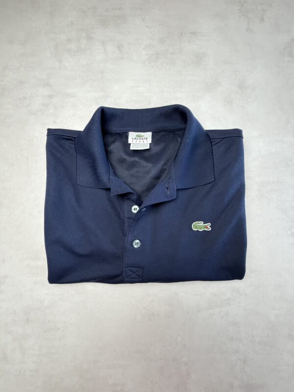 Lacoste Sport Polo manches courtes navy 100% polyester T7