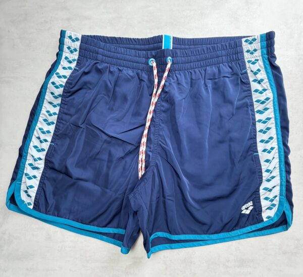 Arena Team Stripe Beach Short navy bleu XL