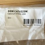 Gigamedia Patch Cord Cat6 S/FTP PVC gris 20m