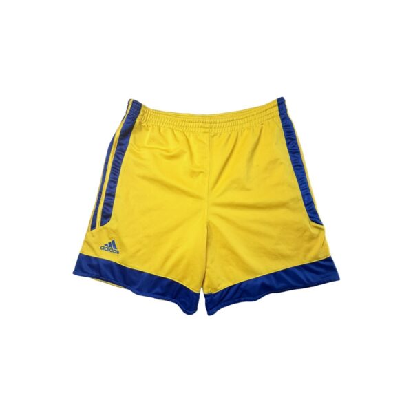 Short Adidas jaune bleu marine style vintage sport homme M