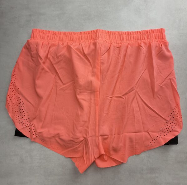 Moraj short running 2-en-1 corail perforé XL neuf