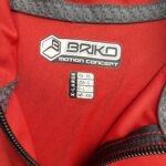 Briko Saatchi Maillot Vélo Cyclisme Rouge Homme XL