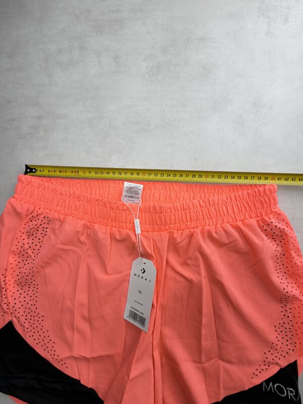 Moraj short running 2-en-1 corail perforé XL neuf
