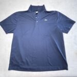 Lacoste Sport Polo manches courtes navy 100% polyester T7