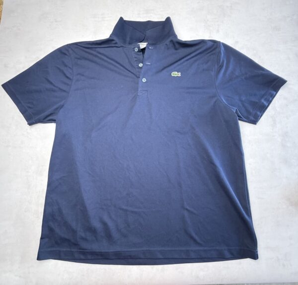 Lacoste Sport Polo manches courtes navy 100% polyester T7