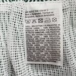 Stone Rose short seersucker coton rayé vert blanc taille M