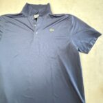 Lacoste Sport Polo manches courtes navy 100% polyester T7