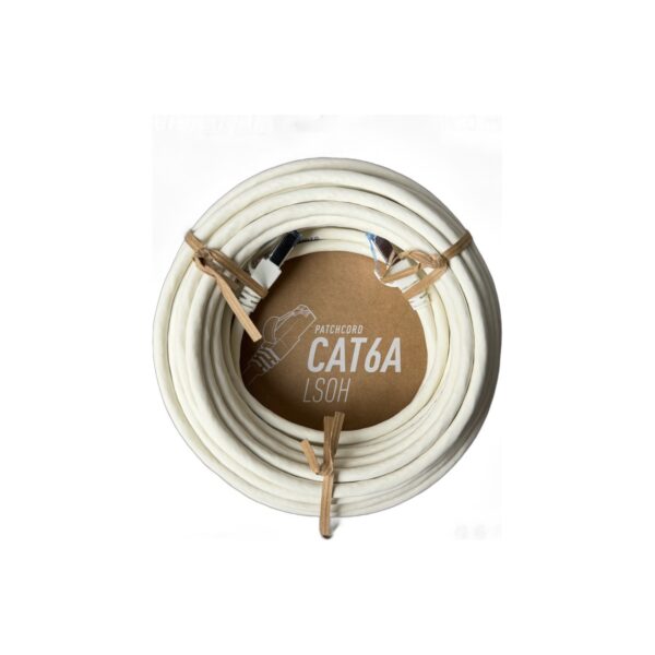 Gigamedia Câble RJ45 CAT6A S/FTP LSZH 10m blanc patchcord