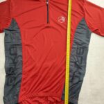 Briko Saatchi Maillot Vélo Cyclisme Rouge Homme XL