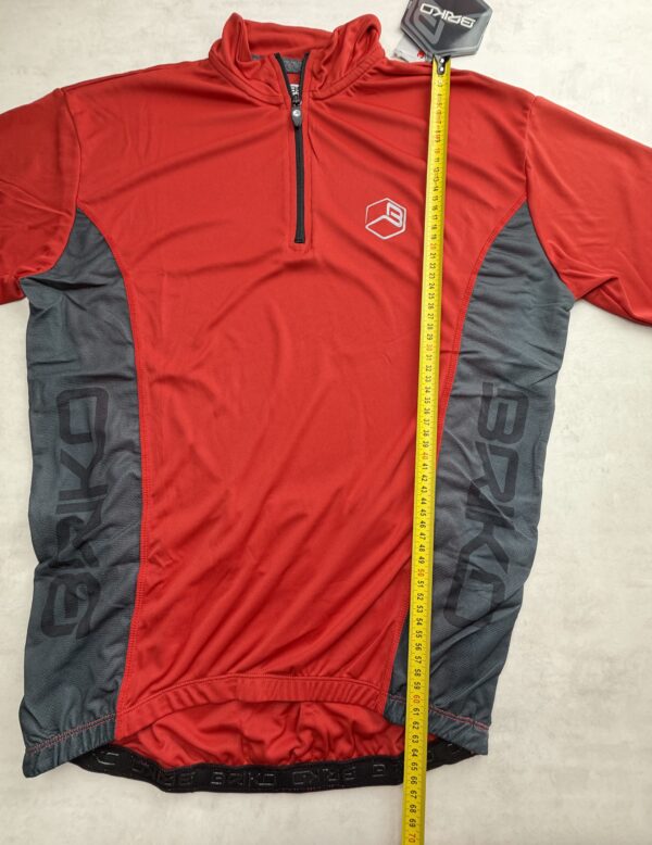 Briko Saatchi Maillot Vélo Cyclisme Rouge Homme XL