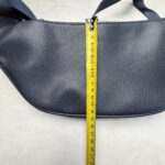 Lancaster Paris banane bleue marine PVC cuir vachette 517-85