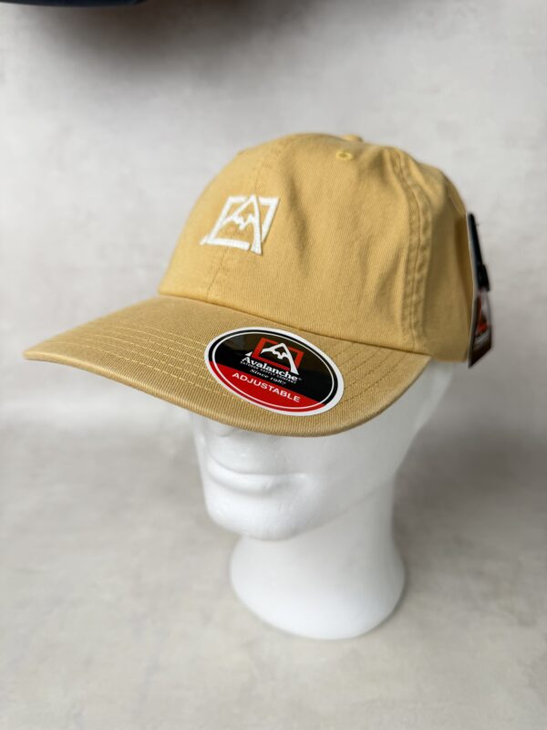 Avalanche casquette baseball coton jaune réglable OSFA
