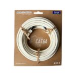 Gigamedia Câble RJ45 CAT6A S/FTP LSZH 10m blanc patchcord