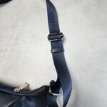 Lancaster Paris banane bleue marine PVC cuir vachette 517-85