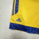 Short Adidas jaune bleu marine style vintage sport homme M