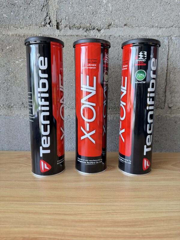 Tecnifibre X-One Balles Tennis Pressurisées Grand Prix 4x3 tubes