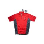 Briko Saatchi Maillot Vélo Cyclisme Rouge Homme XL