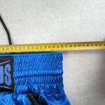 Domyos Short Kickboxing bleu noir 100% polyester taille M