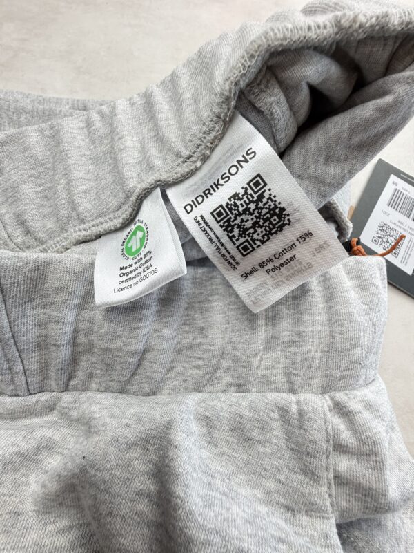 Didriksons Short Fejan USX coton bio gris chiné taille S