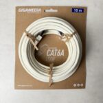 Gigamedia Câble RJ45 CAT6A S/FTP LSZH 10m blanc patchcord