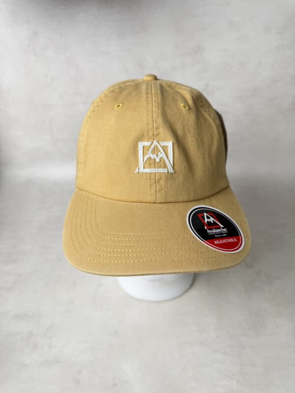 Avalanche casquette baseball coton jaune réglable OSFA