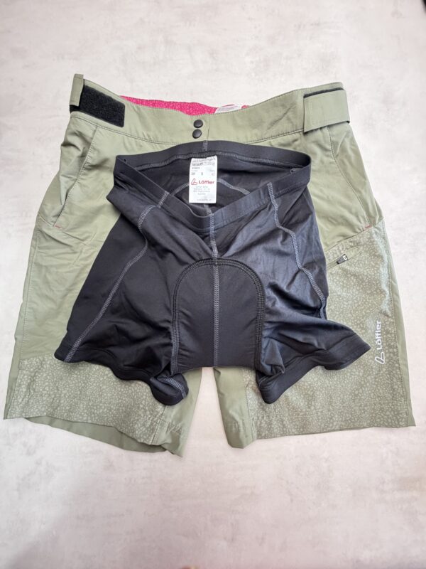 Löffler W Bike Shorts Pace-E ASSL olive vélo femme S